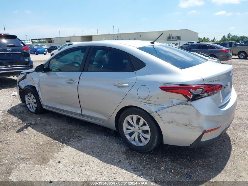 2021 Hyundai Accent Se VIN: 3KPC24A68ME134706 Lot: 39548954