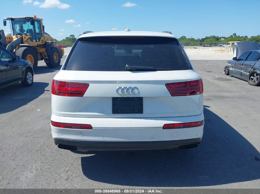 2017 Audi Q7 3.0T Premium VIN: WA1VAAF73HD023896 Lot: 39548968