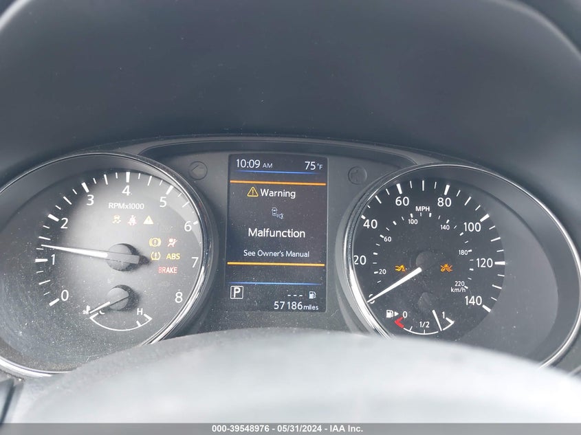 2019 Nissan Rogue Sl VIN: 5N1AT2MVXKC827966 Lot: 39548976