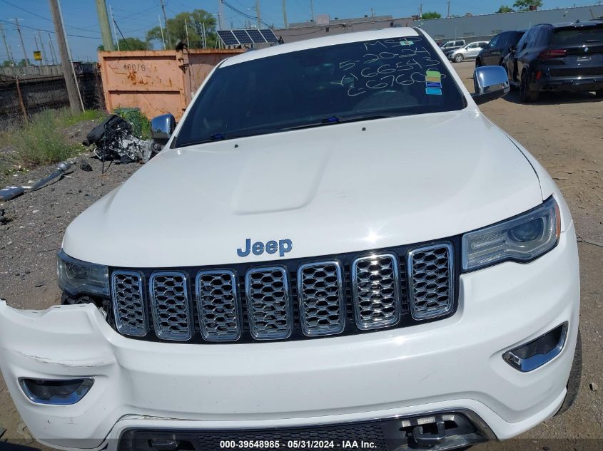 2018 Jeep Grand Cherokee Overland 4X4 VIN: 1C4RJFCT3JC166543 Lot: 39548985