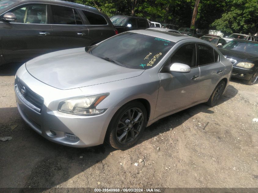 2012 Nissan Maxima 3.5 S VIN: 1N4AA5AP8CC822516 Lot: 39548988