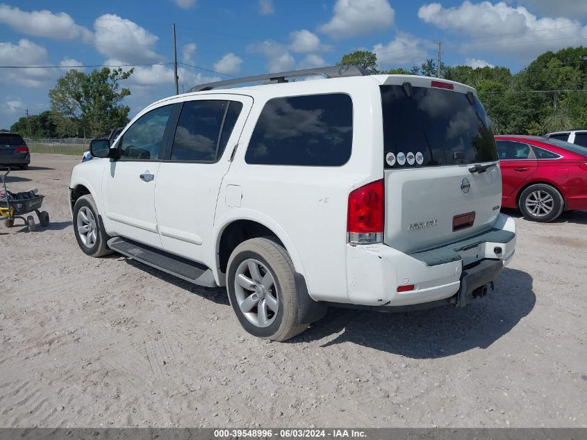 2011 Nissan Armada Sv VIN: 5N1BA0ND9BN622373 Lot: 39548996