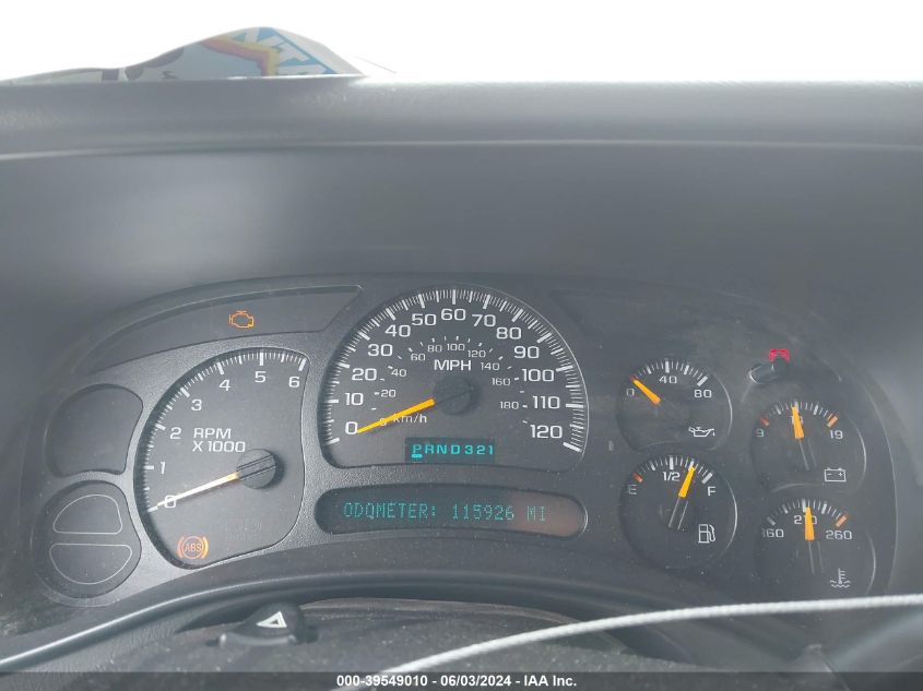 2003 GMC Sierra 1500 Sle VIN: 1GTEK19T73E279893 Lot: 39549010