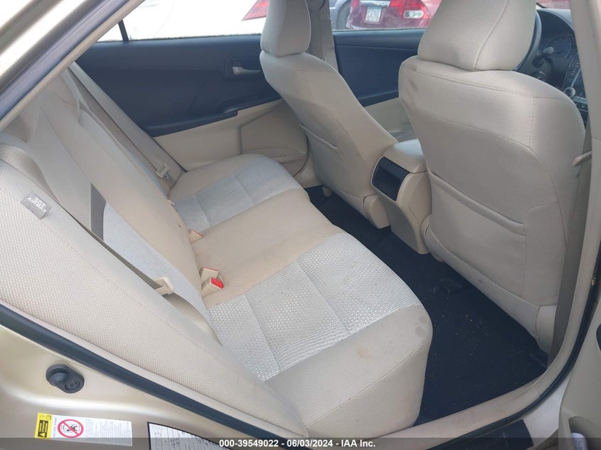 2012 Toyota Camry Le VIN: 4T1BF1FK0CU025365 Lot: 39549022