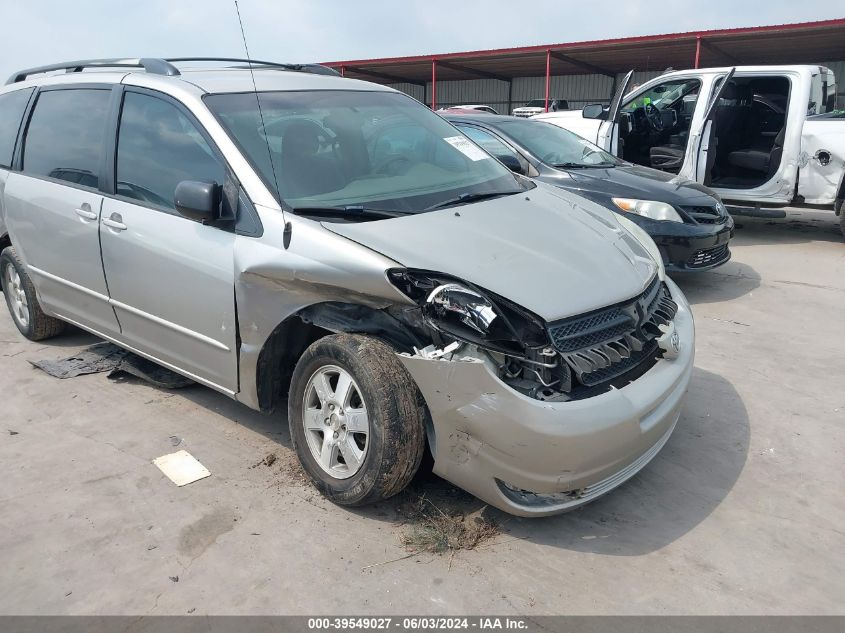 2005 Toyota Sienna Le VIN: 5TDZA23C85S382434 Lot: 39549027