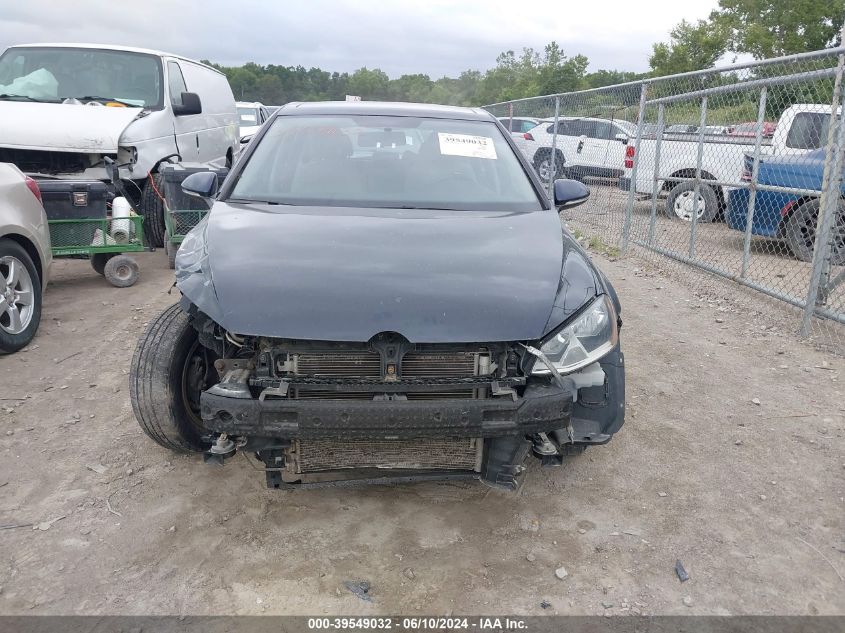 2016 Volkswagen Golf Tsi S 4-Door VIN: 3VW217AU2GM039483 Lot: 39549032