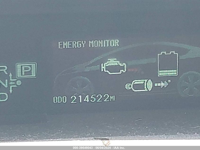 2010 Toyota Prius V VIN: JTDKN3DUXA0089747 Lot: 39549043