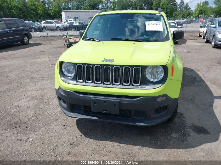 2017 Jeep Renegade Sport 4X4 VIN: ZACCJBAH8HPF05798 Lot: 39549048