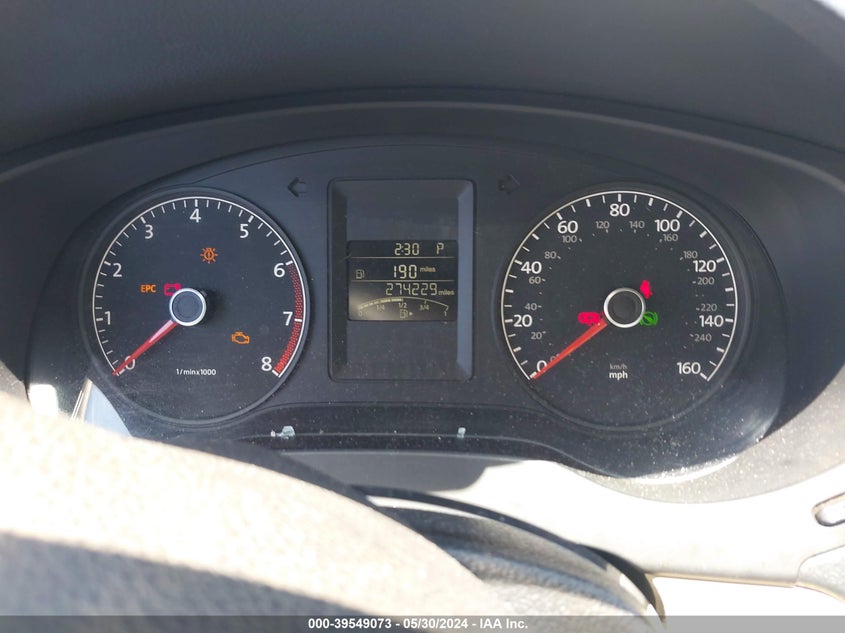 2011 Volkswagen Jetta 2.5L Sel VIN: 3VWLX7AJ6BM324821 Lot: 39549073