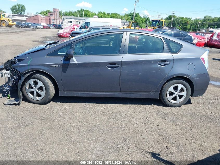 2012 Toyota Prius Three VIN: JTDKN3DU8C5424705 Lot: 39549082