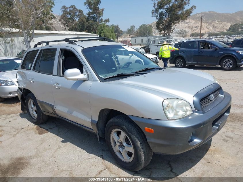 2001 Hyundai Santa Fe 2.7L V6 Gls/2.7L V6 Lx VIN: KM8SC83D71U124334 Lot: 39549108