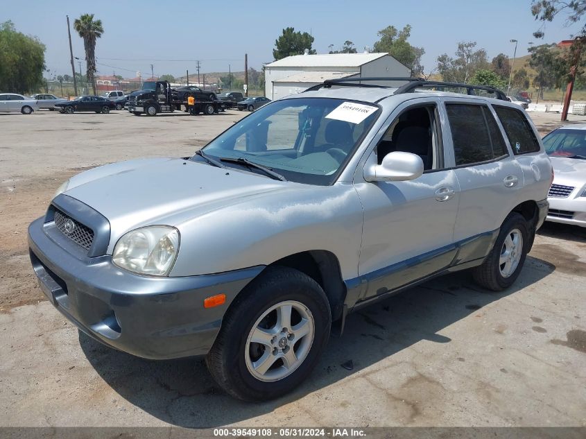 2001 Hyundai Santa Fe 2.7L V6 Gls/2.7L V6 Lx VIN: KM8SC83D71U124334 Lot: 39549108