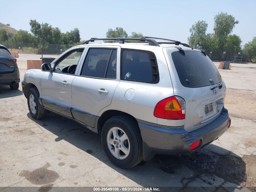 2001 Hyundai Santa Fe 2.7L V6 Gls/2.7L V6 Lx VIN: KM8SC83D71U124334 Lot: 39549108