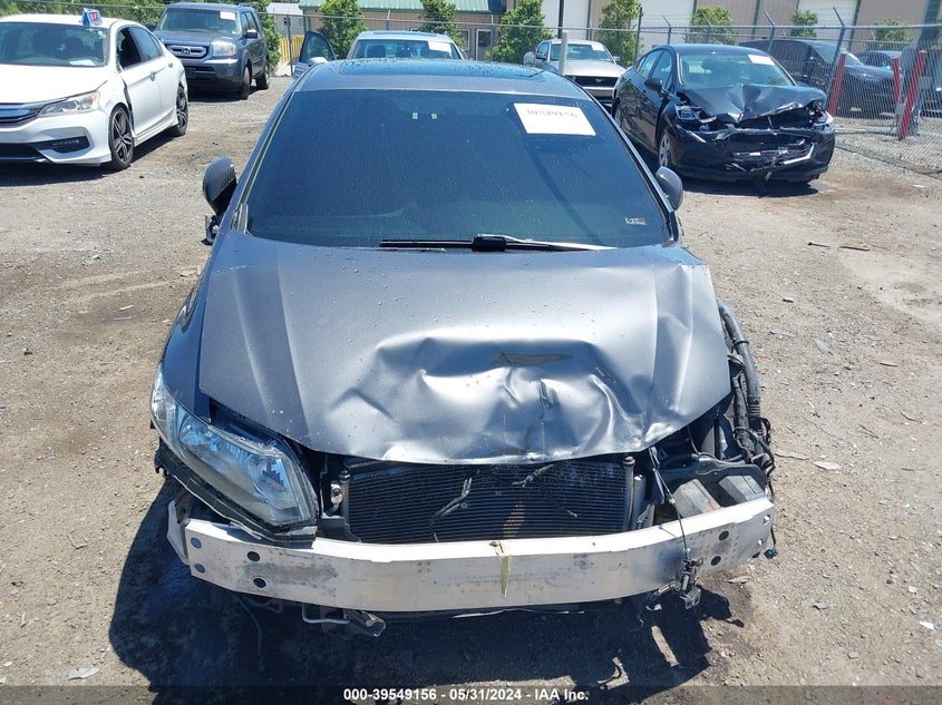 2013 Honda Civic Si VIN: 2HGFB6E55DH709134 Lot: 39549156