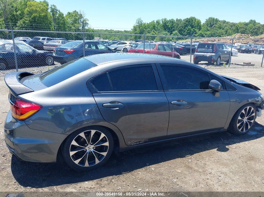 2013 Honda Civic Si VIN: 2HGFB6E55DH709134 Lot: 39549156