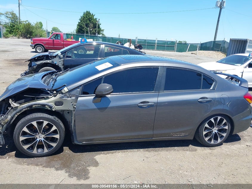 2013 Honda Civic Si VIN: 2HGFB6E55DH709134 Lot: 39549156
