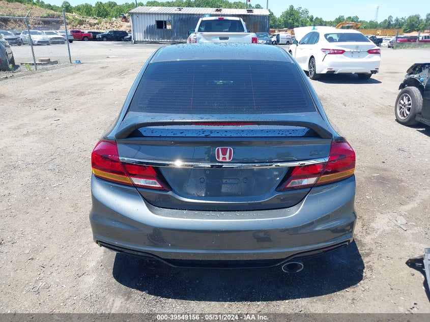 2013 Honda Civic Si VIN: 2HGFB6E55DH709134 Lot: 39549156
