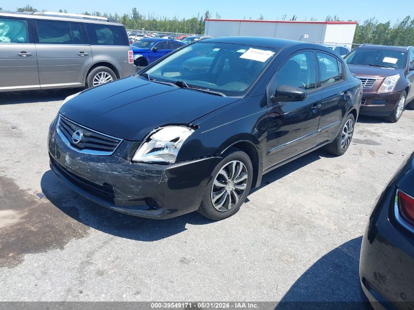 2011 Nissan Sentra 2.0/2.0S/Sr/2.0Sl VIN: 3N1AB6AP9BL651021 Lot: 39549171