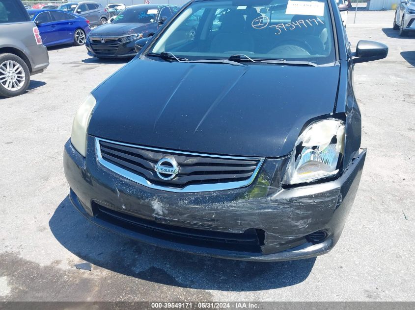 2011 Nissan Sentra 2.0/2.0S/Sr/2.0Sl VIN: 3N1AB6AP9BL651021 Lot: 39549171