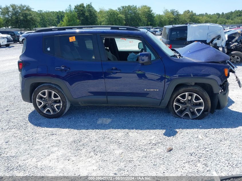 2017 Jeep Renegade Latitude Fwd VIN: ZACCJABB7HPF57640 Lot: 39549172