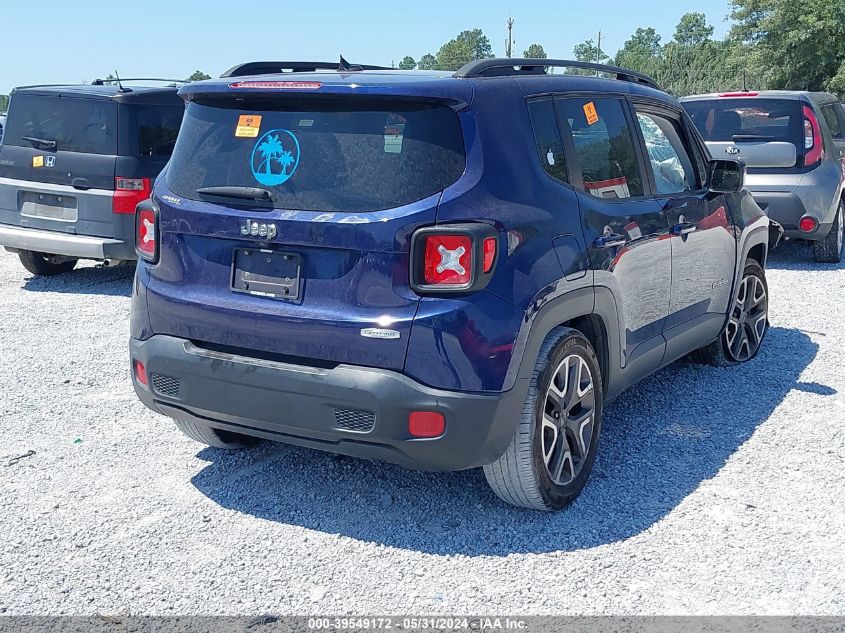 2017 Jeep Renegade Latitude Fwd VIN: ZACCJABB7HPF57640 Lot: 39549172