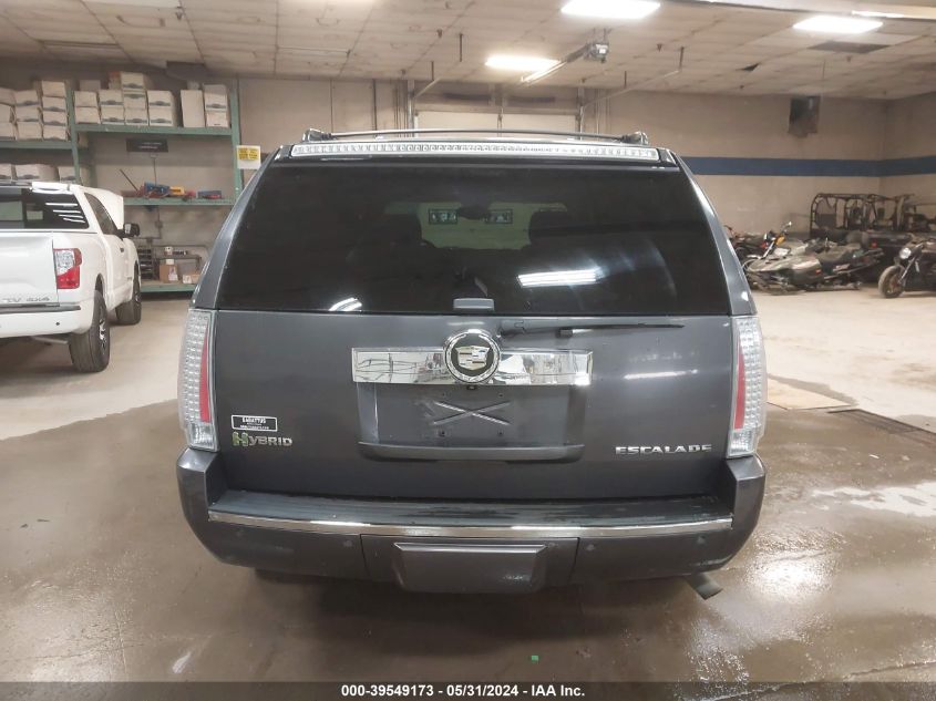 2010 Cadillac Escalade Hybrid Standard VIN: 1GYUKEEJ0AR163166 Lot: 39549173