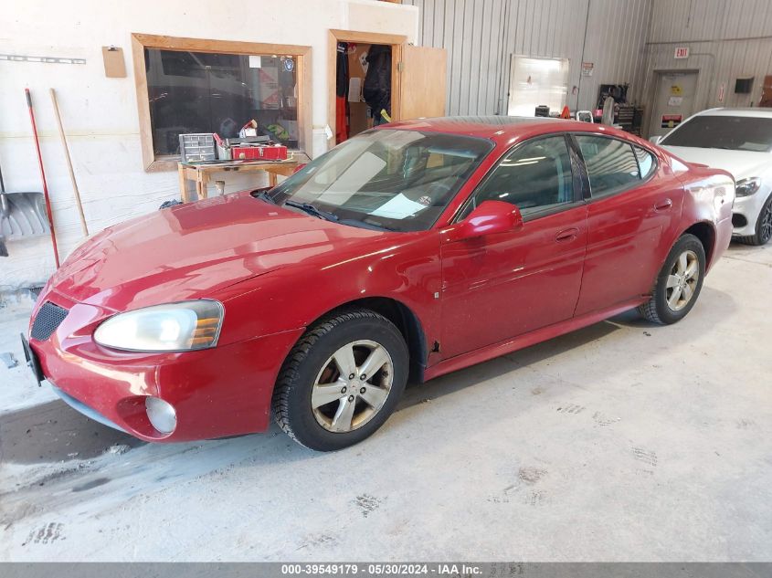 2008 Pontiac Grand Prix VIN: 2G2WP552681122363 Lot: 39549179