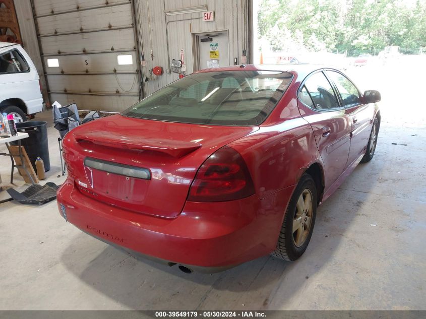 2008 Pontiac Grand Prix VIN: 2G2WP552681122363 Lot: 39549179