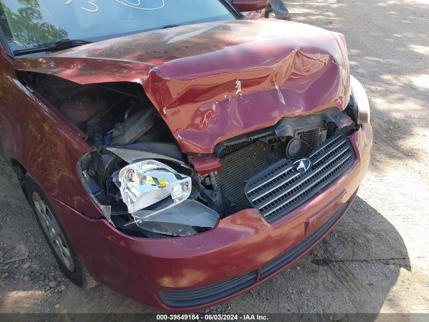 2010 Hyundai Accent Gls VIN: KMHCN4AC3AU487442 Lot: 39549184