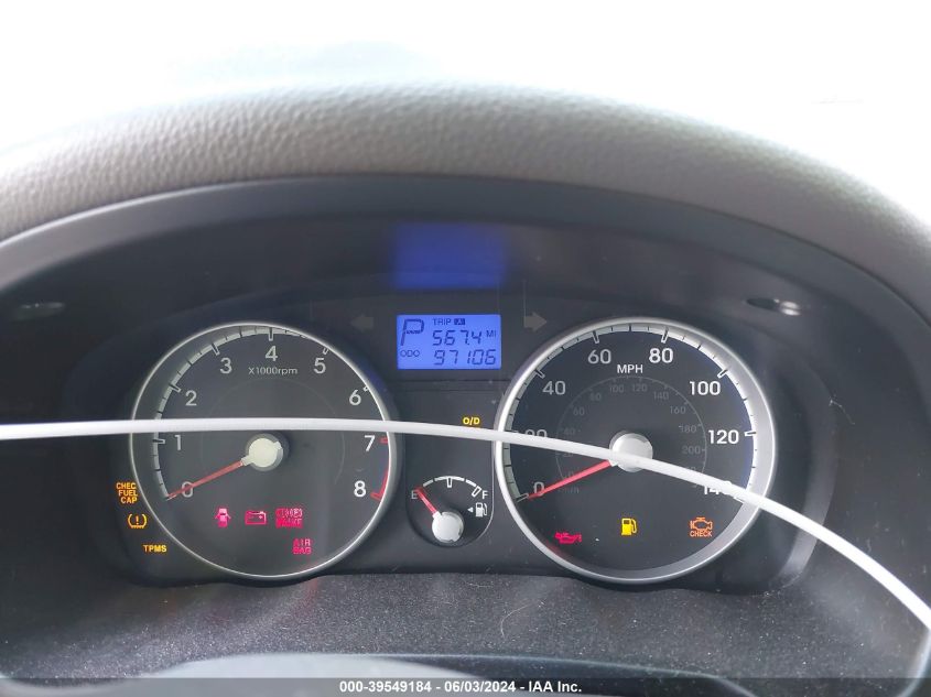 2010 Hyundai Accent Gls VIN: KMHCN4AC3AU487442 Lot: 39549184