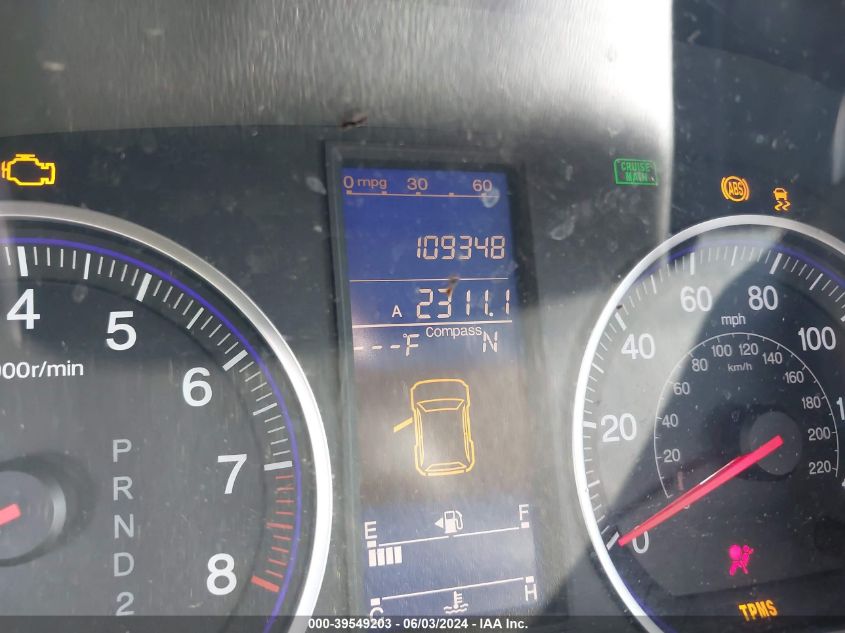 2010 Honda Cr-V Ex-L VIN: 5J6RE4H74AL056499 Lot: 39549203