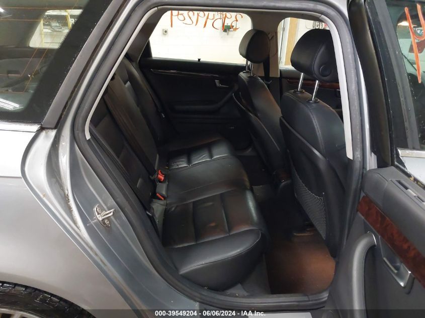 2008 Audi A4 2.0T/2.0T Avant Special Edition VIN: WAUKF78E98A168030 Lot: 39549204