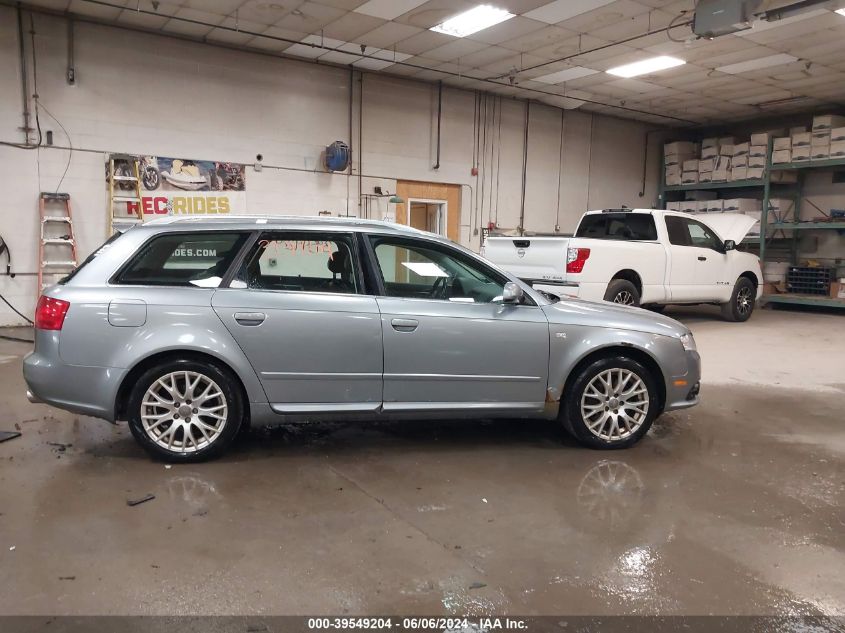 2008 Audi A4 2.0T/2.0T Avant Special Edition VIN: WAUKF78E98A168030 Lot: 39549204