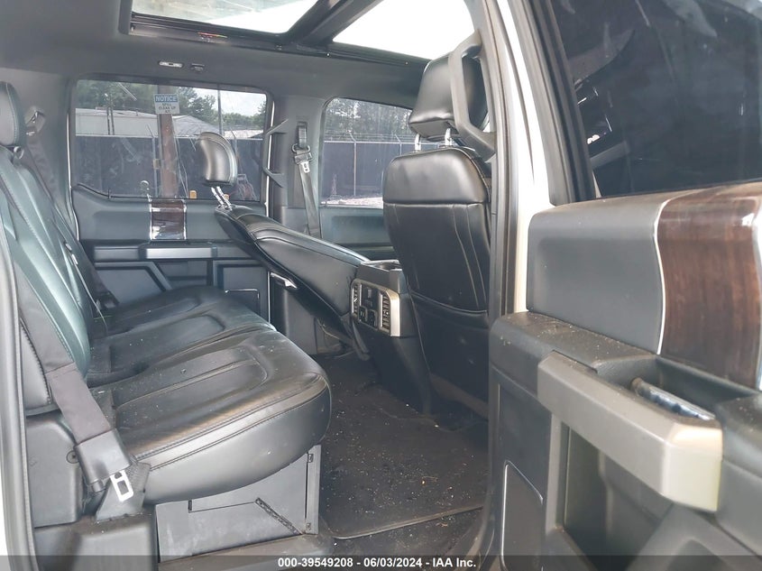 2017 Ford F-250 Platinum VIN: 1FT7W2BT8HED40950 Lot: 39549208
