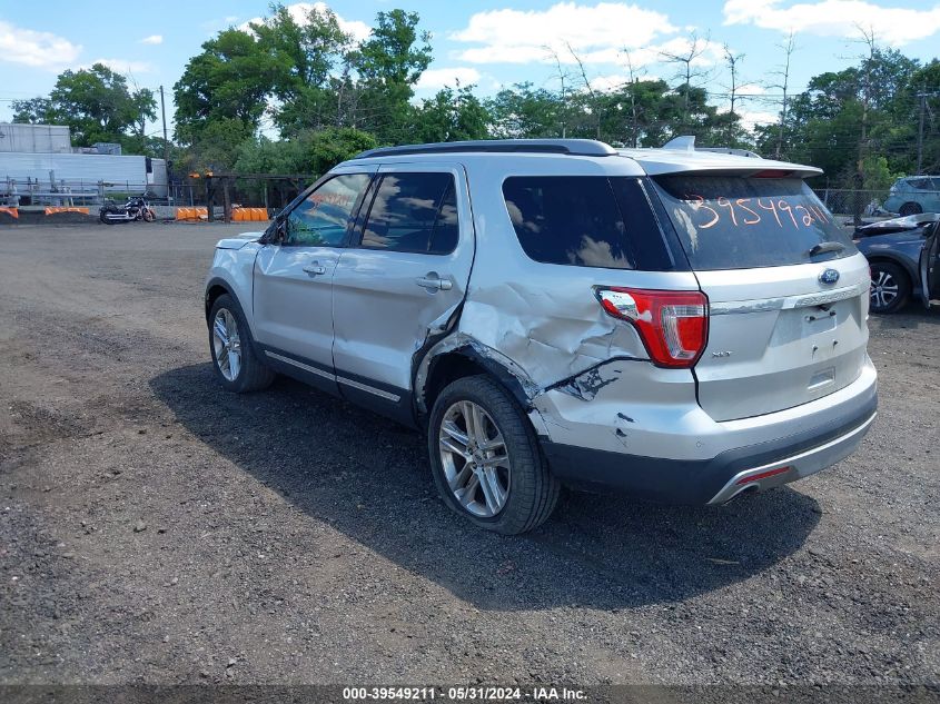 1FM5K8D82GGC97316 2016 Ford Explorer Xlt
