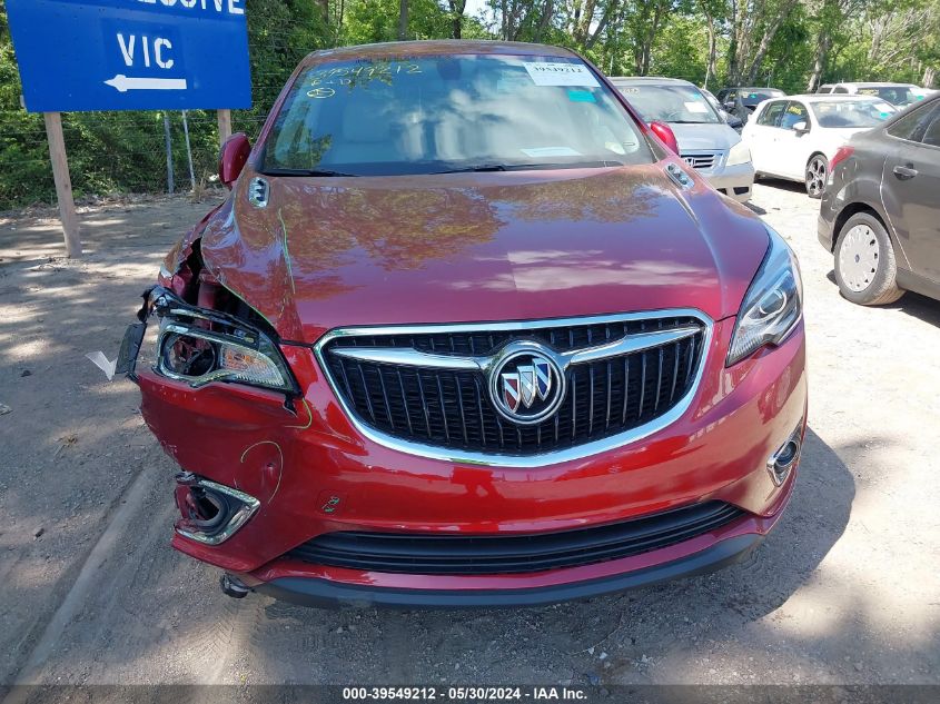 2019 Buick Envision Fwd Preferred VIN: LRBFXBSA4KD039854 Lot: 39549212