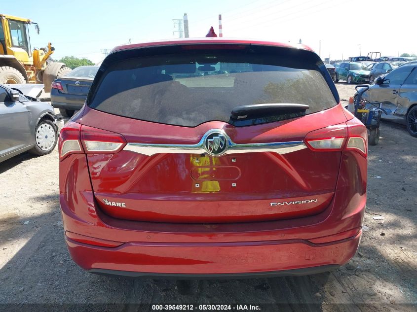 2019 Buick Envision Fwd Preferred VIN: LRBFXBSA4KD039854 Lot: 39549212