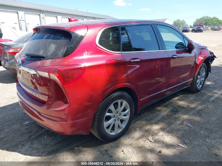 2019 Buick Envision Fwd Preferred VIN: LRBFXBSA4KD039854 Lot: 39549212