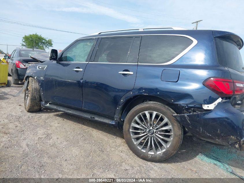 2020 Infiniti Qx80 Luxe Awd VIN: JN8AZ2NEXL9252806 Lot: 39549221