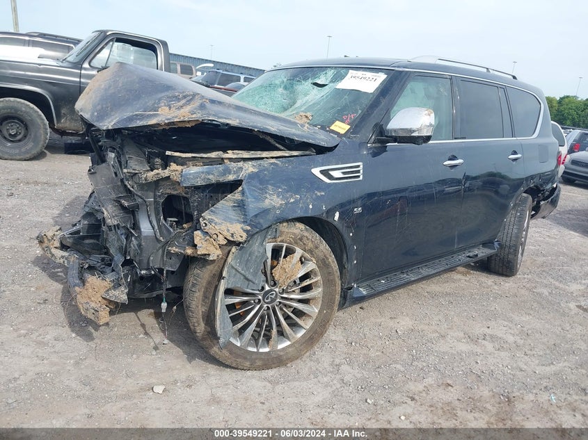 2020 Infiniti Qx80 Luxe Awd VIN: JN8AZ2NEXL9252806 Lot: 39549221