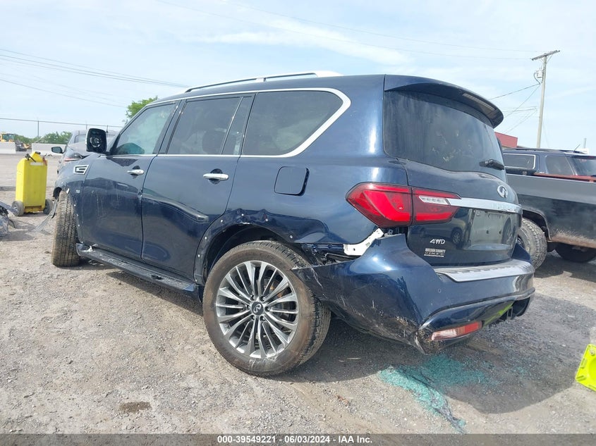 2020 Infiniti Qx80 Luxe Awd VIN: JN8AZ2NEXL9252806 Lot: 39549221