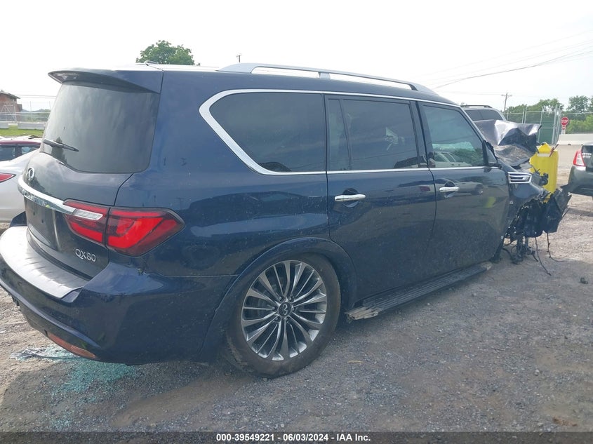 2020 Infiniti Qx80 Luxe Awd VIN: JN8AZ2NEXL9252806 Lot: 39549221