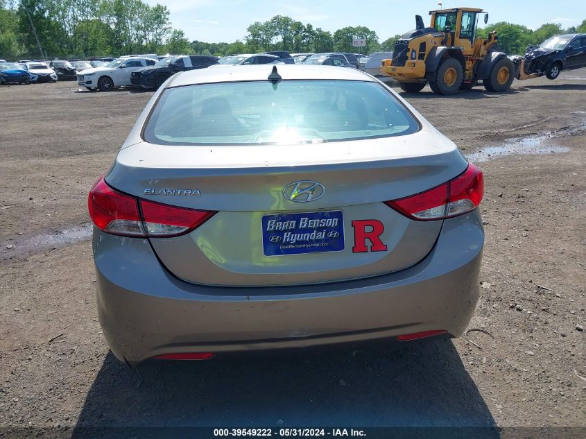 2013 Hyundai Elantra Gls VIN: 5NPDH4AE6DH451776 Lot: 39549222