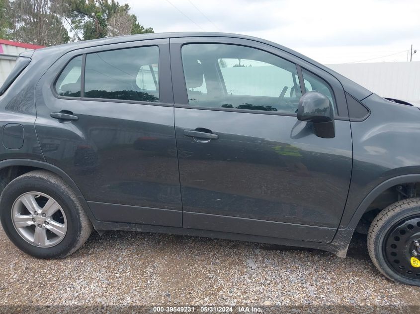 2019 Chevrolet Trax Ls VIN: 3GNCJKSB7KL252748 Lot: 39549231