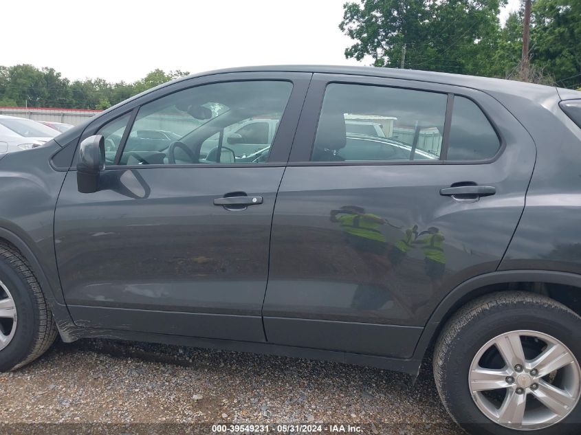 2019 Chevrolet Trax Ls VIN: 3GNCJKSB7KL252748 Lot: 39549231