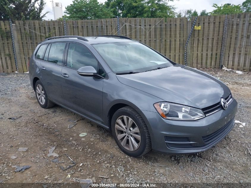 2017 VOLKSWAGEN GOLF SPORTWAGEN TSI S - 3VWU17AU9HM533995