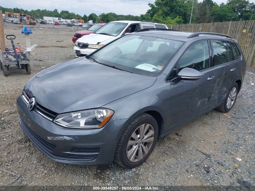 2017 Volkswagen Golf Sportwagen Tsi S VIN: 3VWU17AU9HM533995 Lot: 39549257