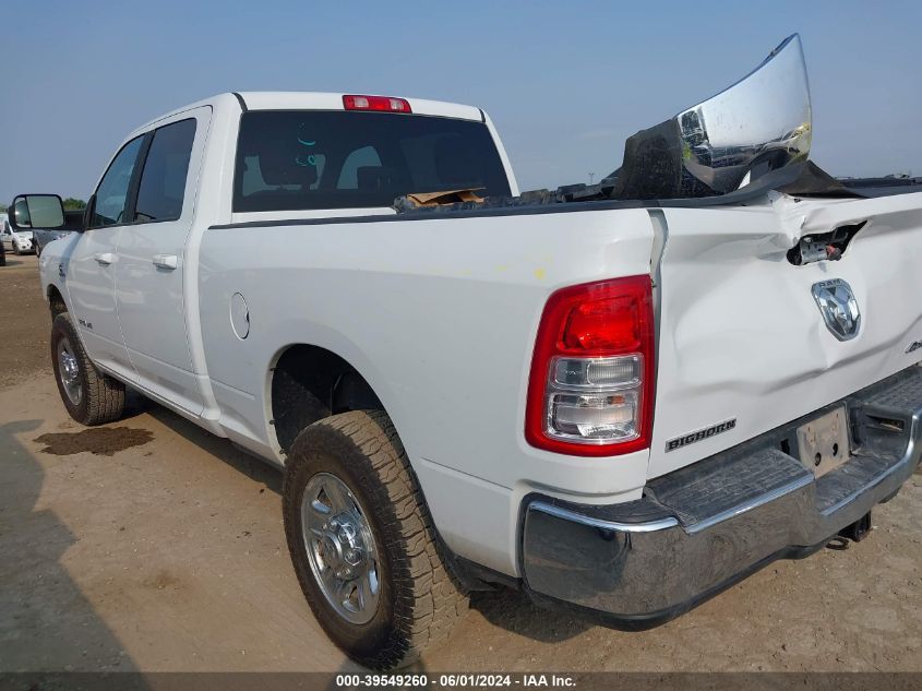 2021 Ram 2500 Big Horn VIN: 3C6UR5DL2MG628496 Lot: 39549260