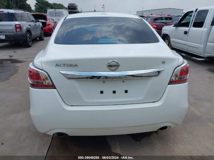 2015 Nissan Altima 2.5/2.5 S/2.5 Sl/2.5 Sv VIN: 1N4AL3AP1FN896514 Lot: 39549265