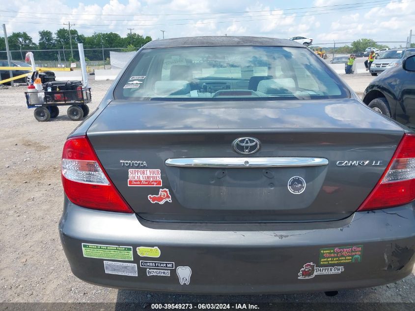 2004 Toyota Camry Le VIN: 4T1BE30K84U859991 Lot: 39549273
